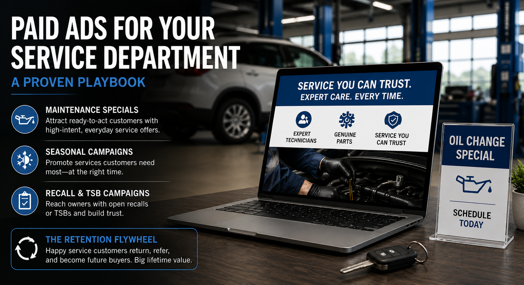 Paid Ads for Your Service Department: A Proven Playbook